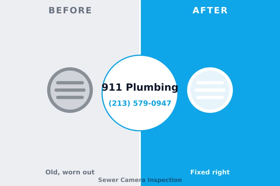Before and after: plumbing company Prospect Heights, IL